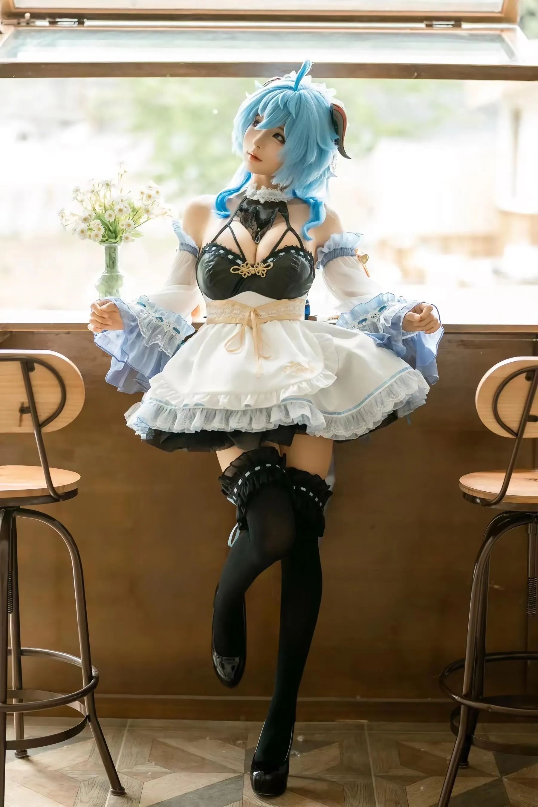 蠢沫沫 – NO.211 甘雨女仆 [14P]插图8